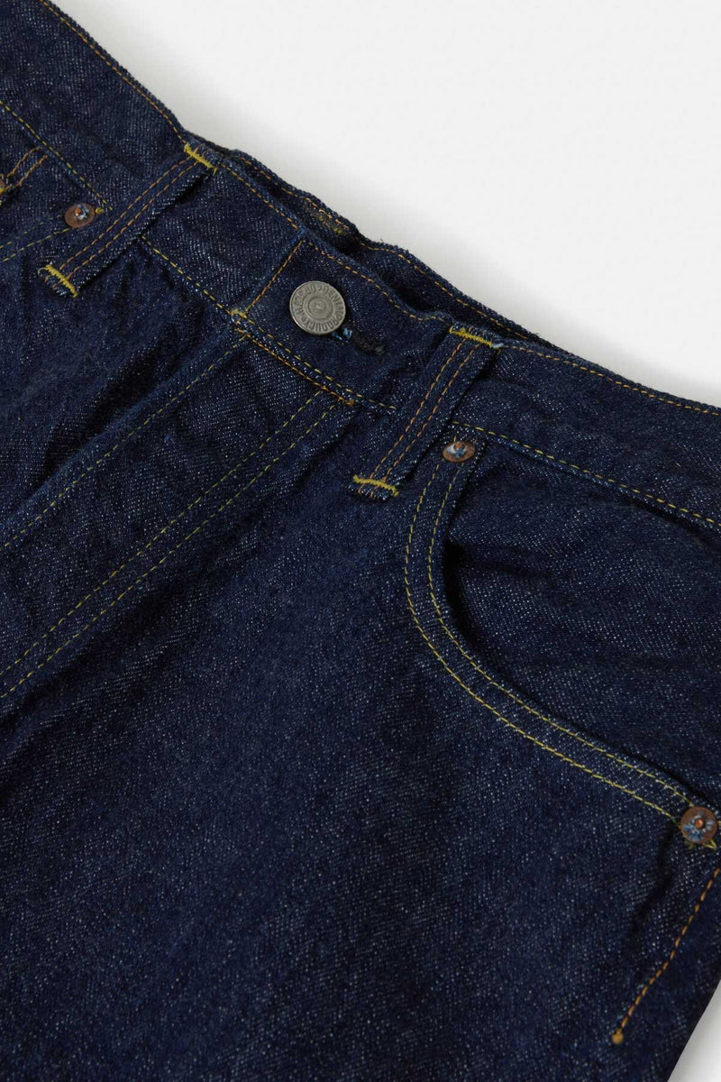 Pantaloni Grand Dad's Fit in Denim