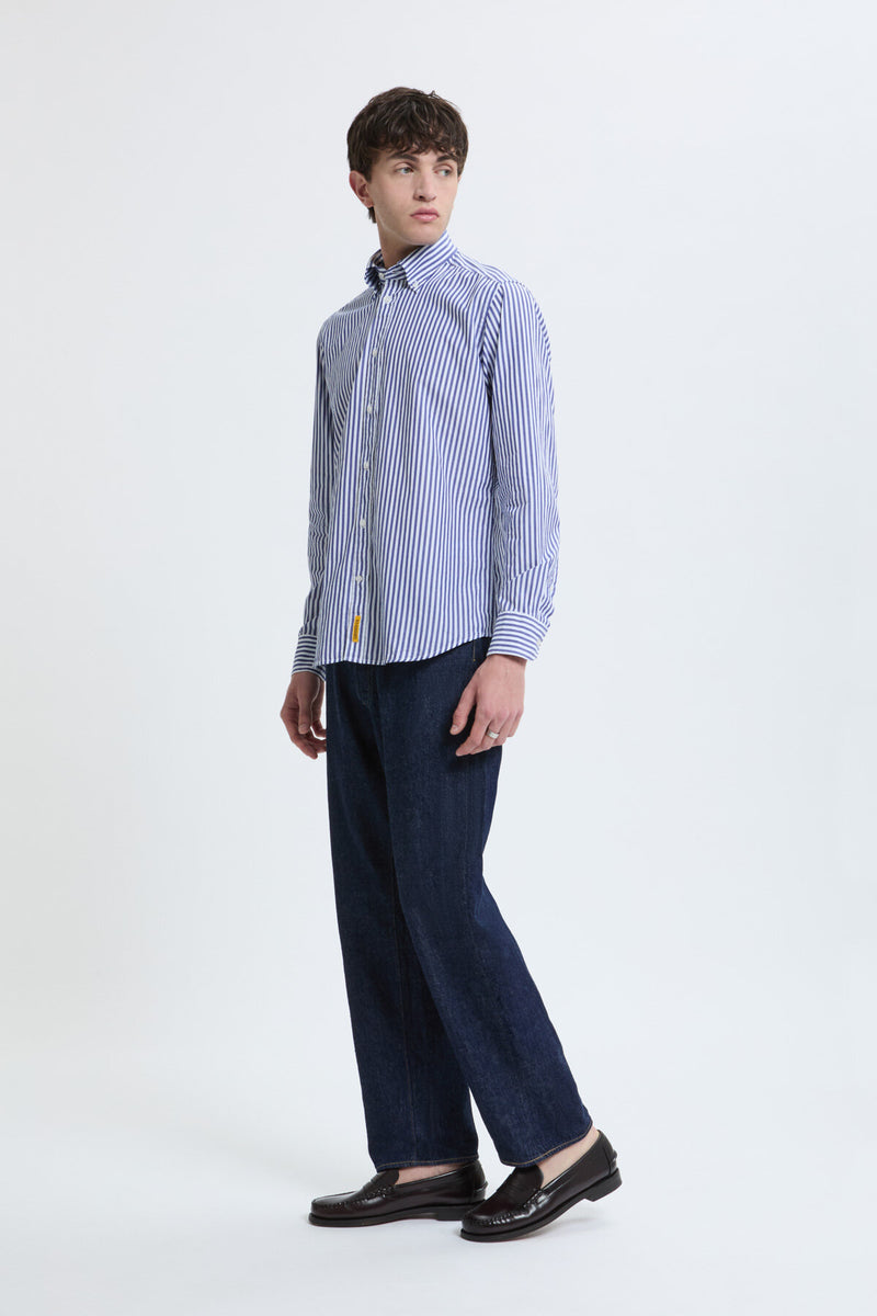Pantaloni Grand Dad's Fit in Denim