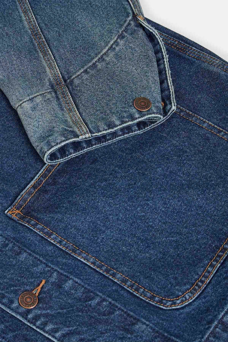 Giacca ampia in denim