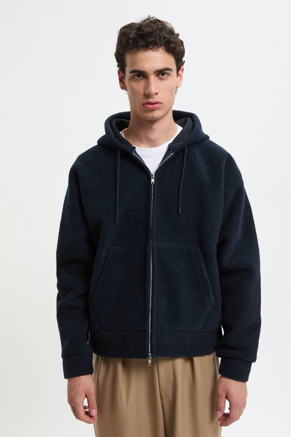 Silver Full Zip Hoody