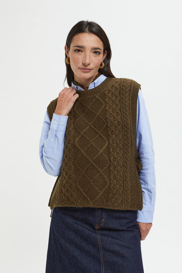 Gilet G. Alan con nastri laterali