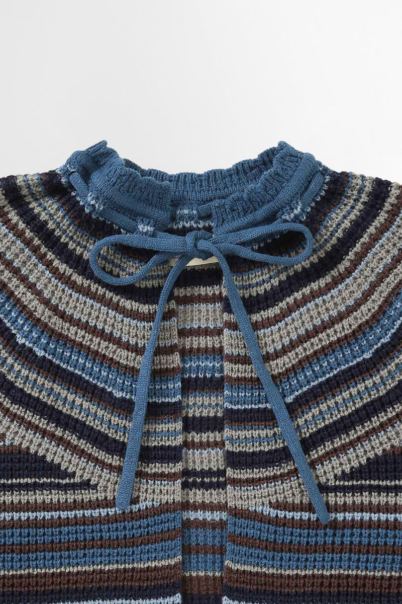 Gilet a righe colorate