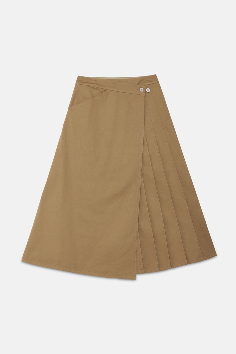 Chino Wrap Skirt