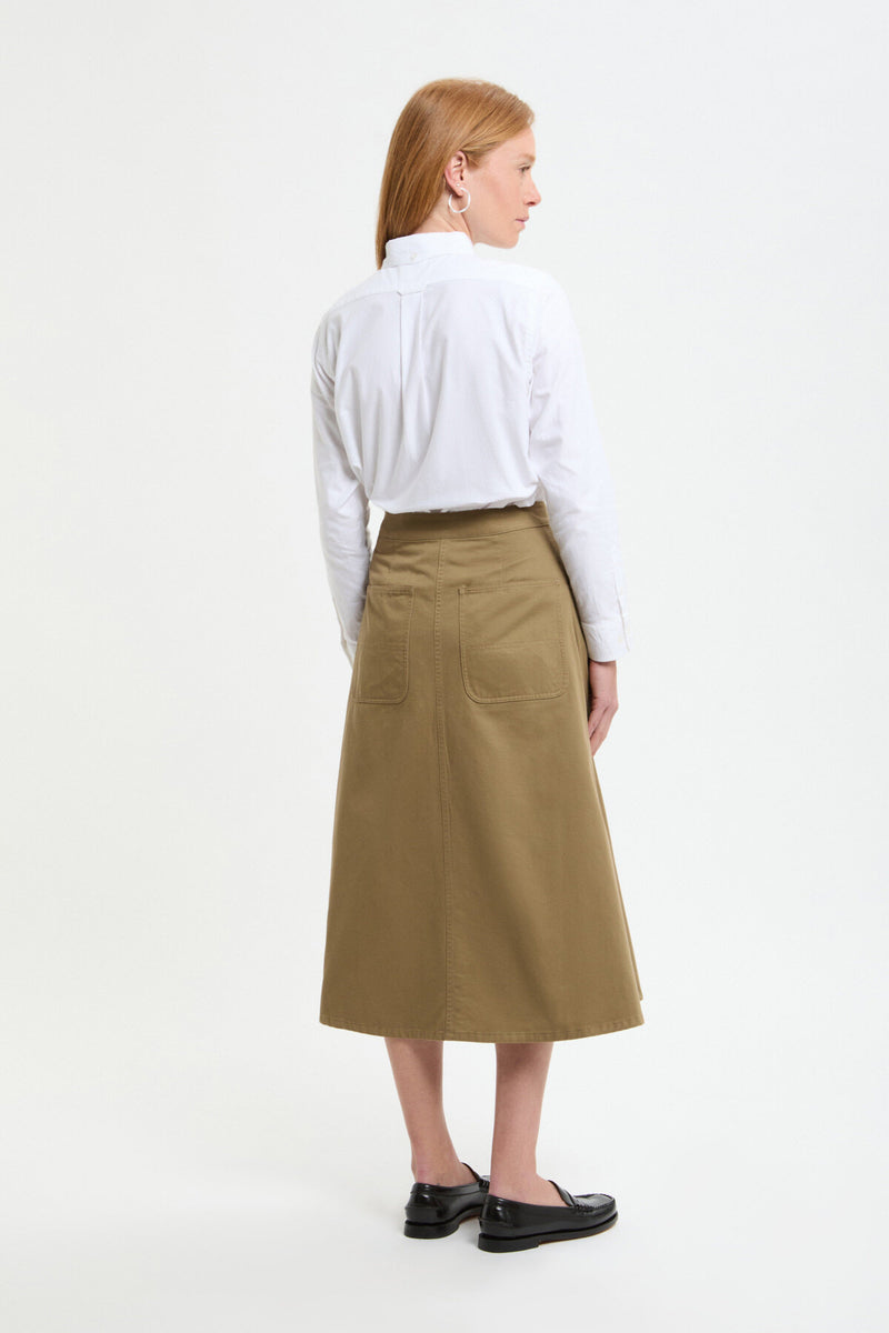 Chino Wrap Skirt
