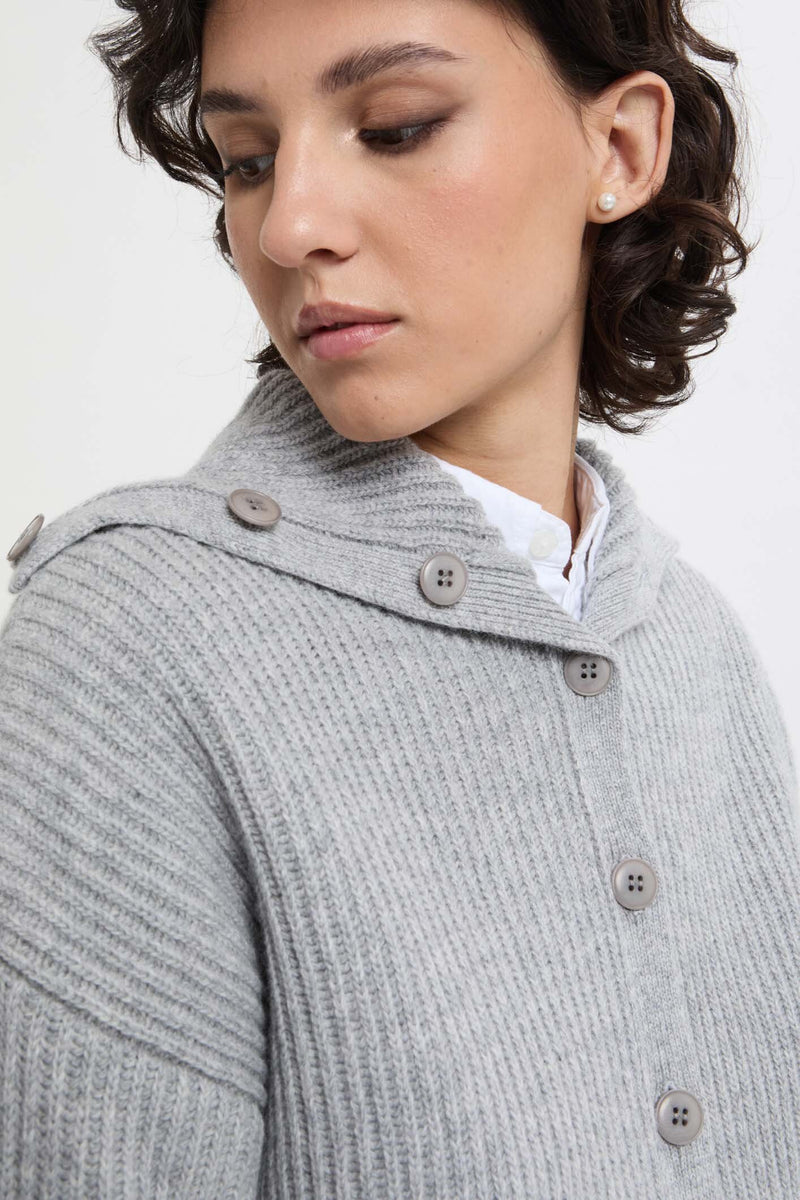 Cardigan lavorato a maglia Gina