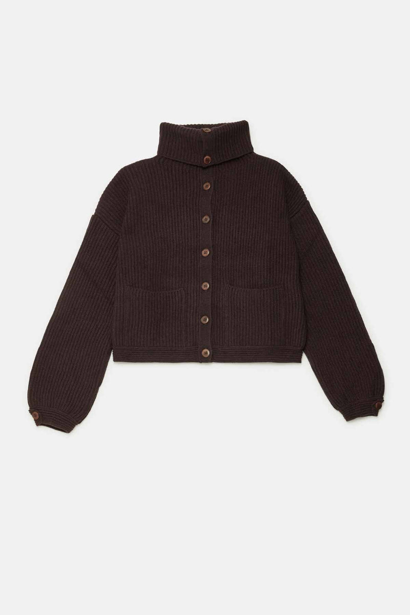 Cardigan lavorato a maglia Gina