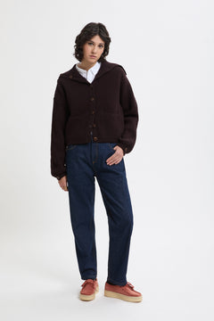 Cardigan lavorato a maglia Gina