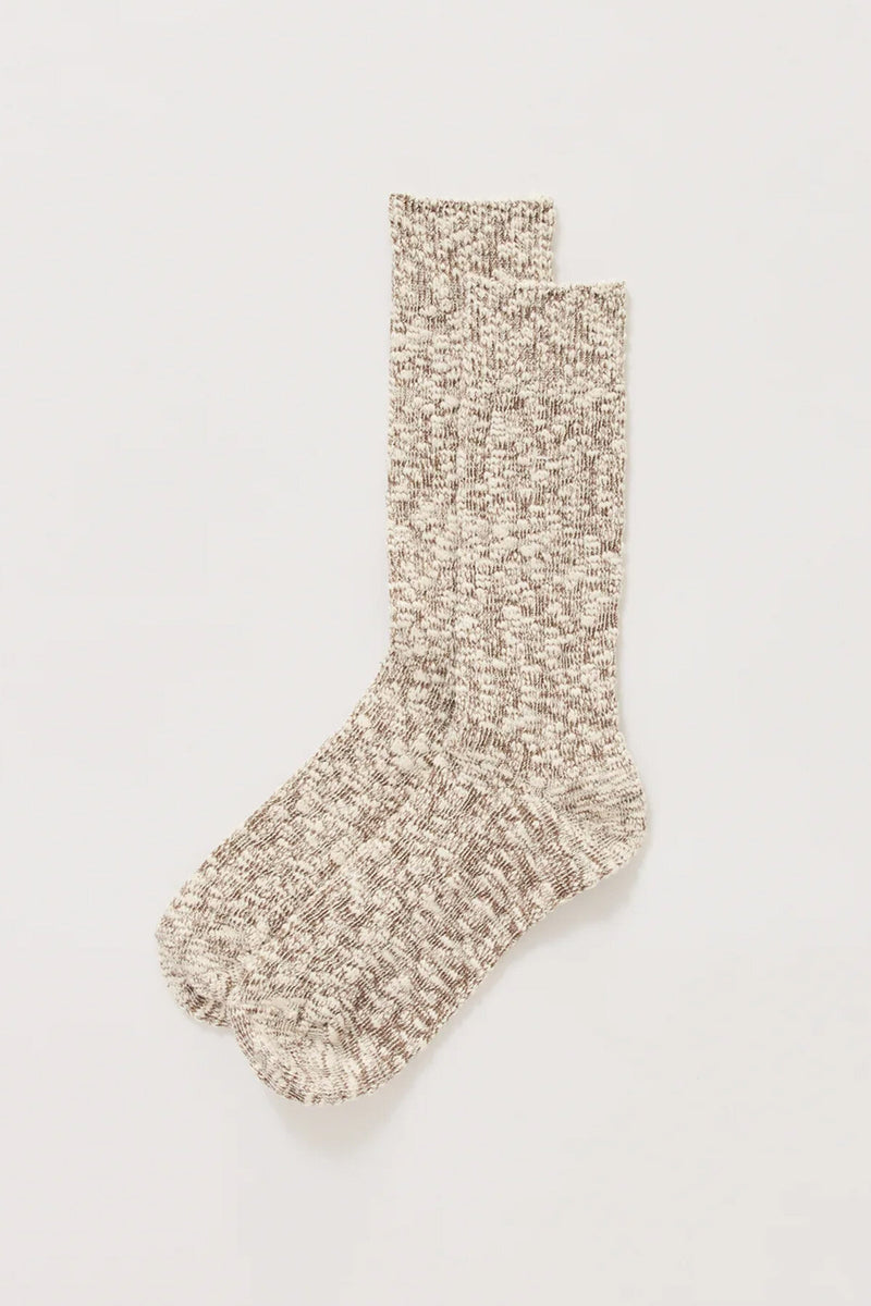Calzini crew leggeri in slub