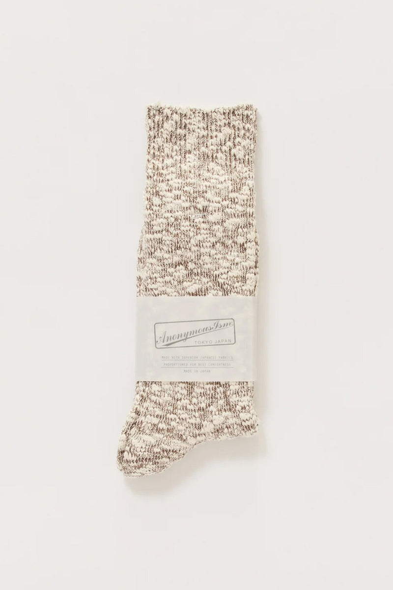 Calzini crew leggeri in slub