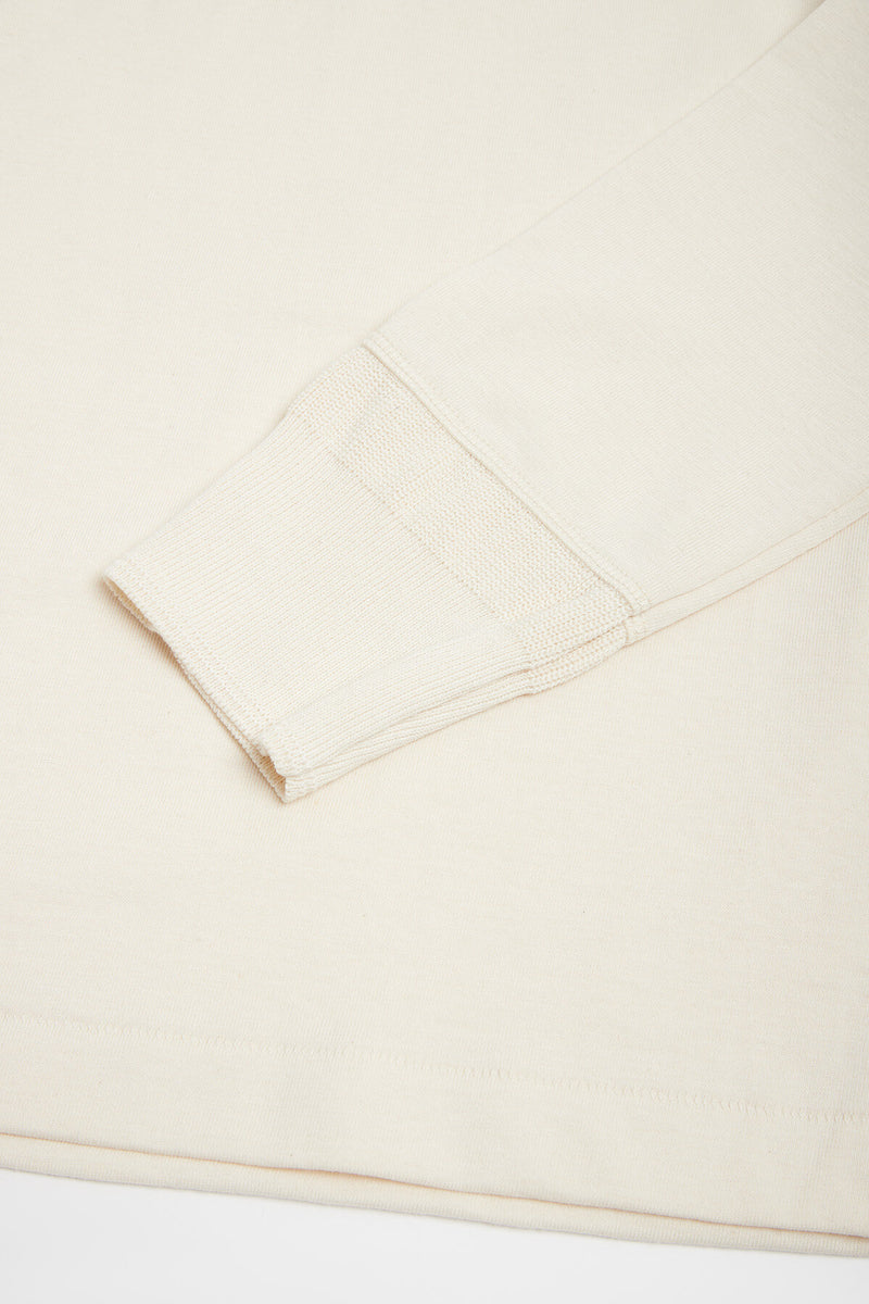 206 loopwheeled henley shirt