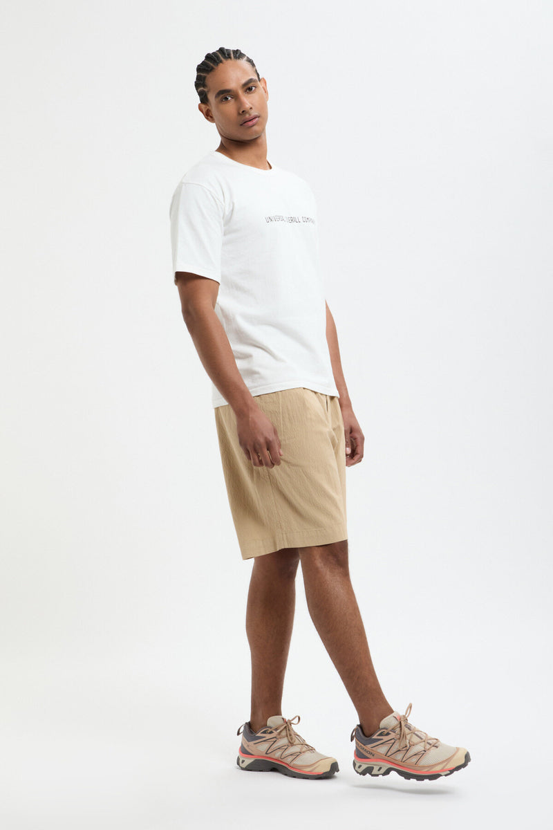 Pleated Track Shorts