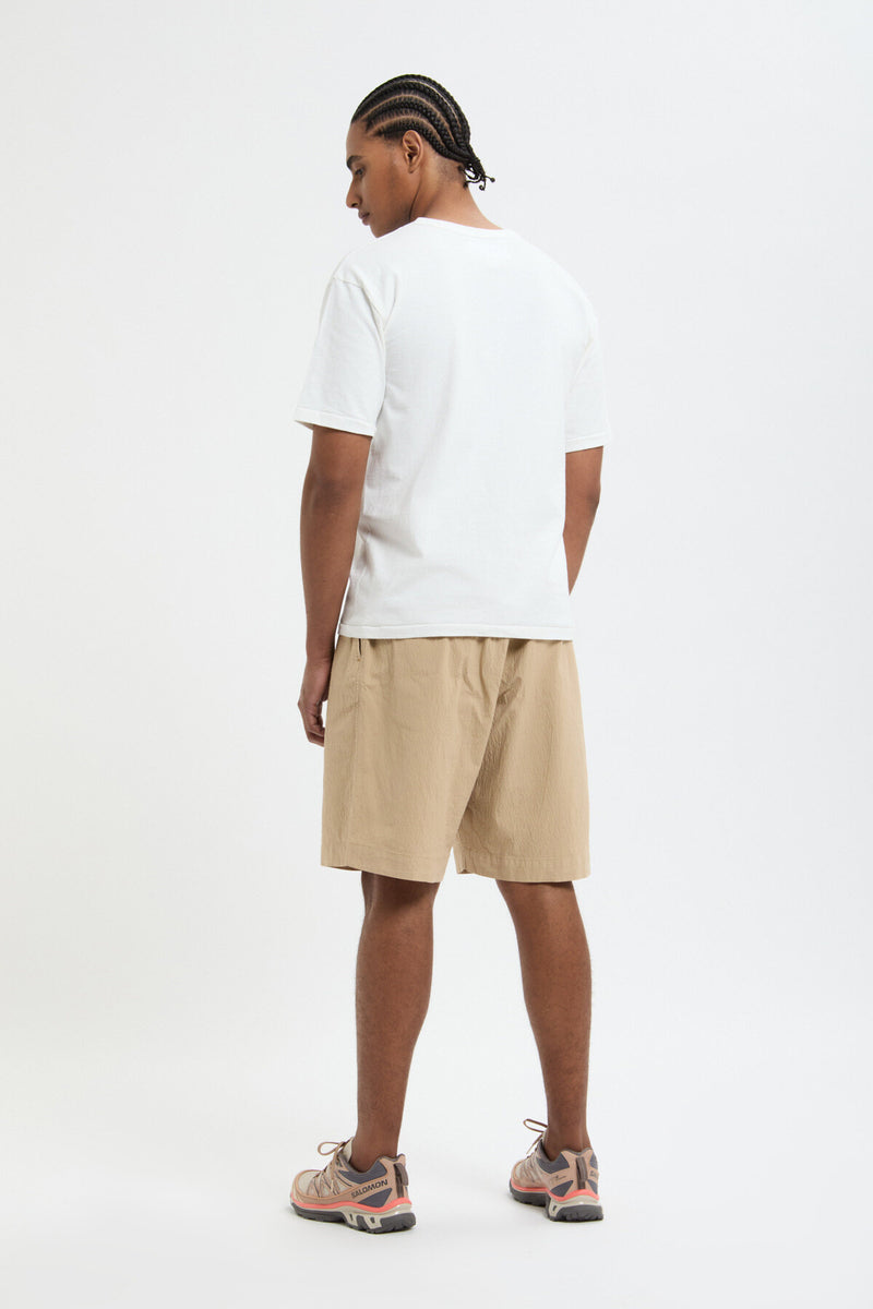 Pleated Track Shorts