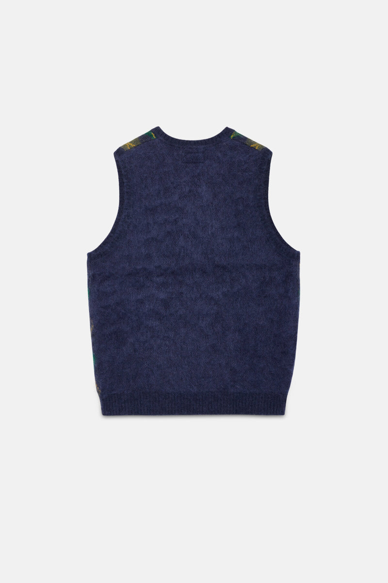 Argyle Vest Mohair