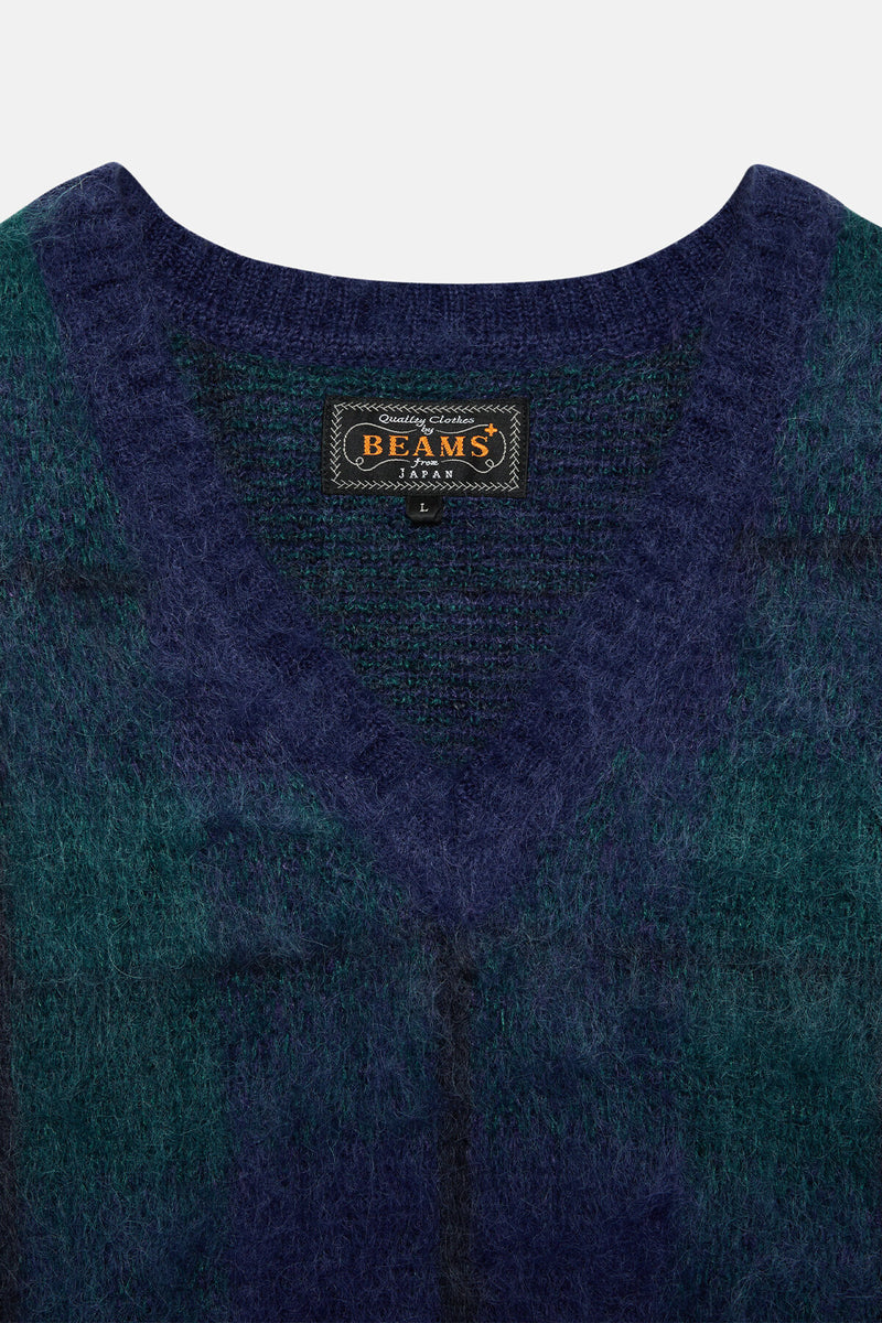 Check Vest Mohair