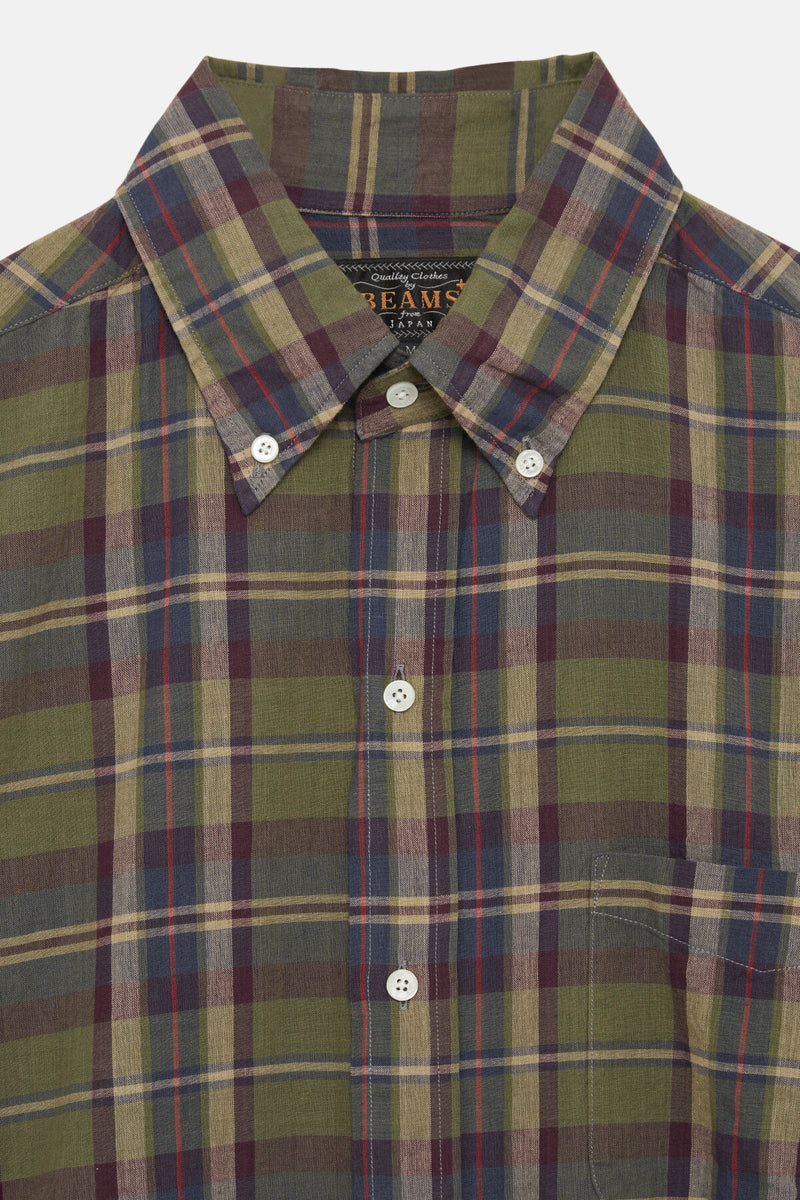 Camicia In Madras Dal Taglio Classico