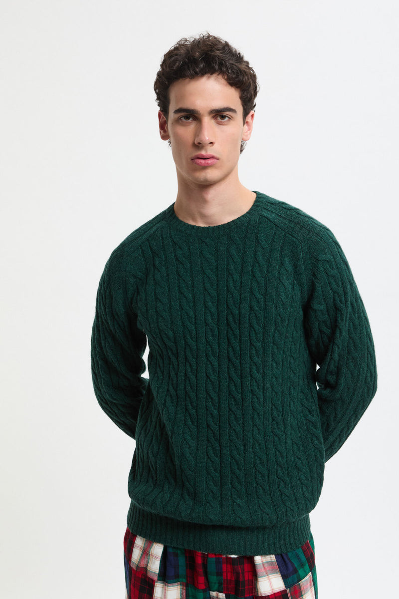 Maglia girocollo a Trecce 5G