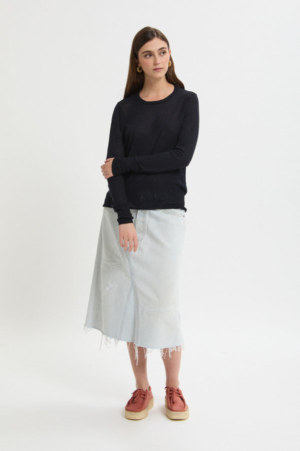 Round Longsleeve Pullover