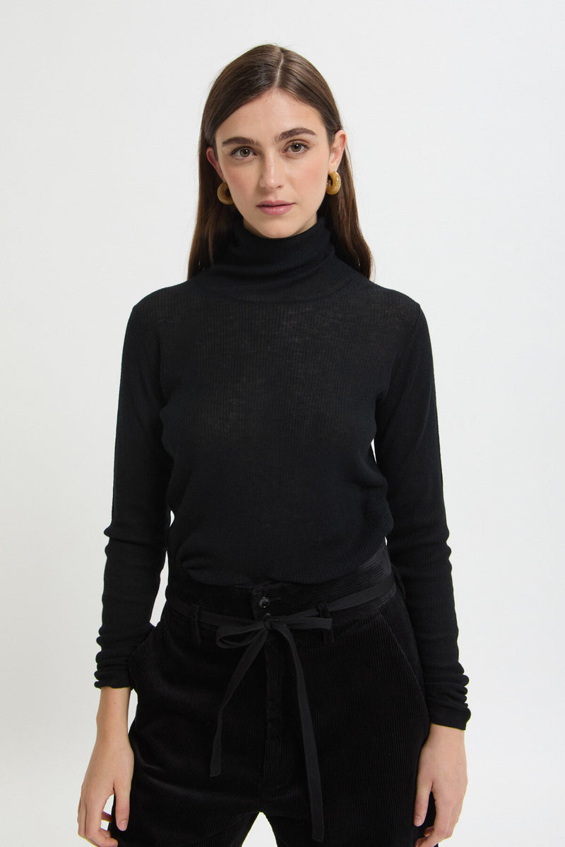 Wool High Neck Jumper