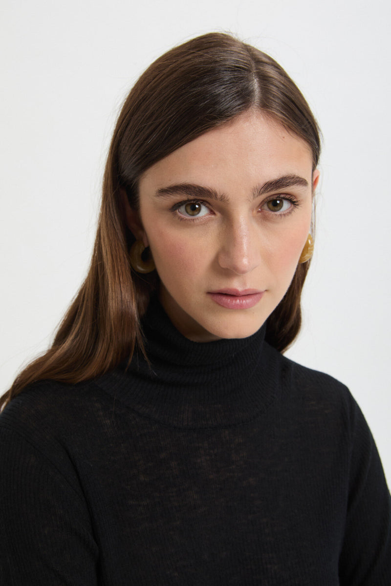 Wool High Neck Jumper