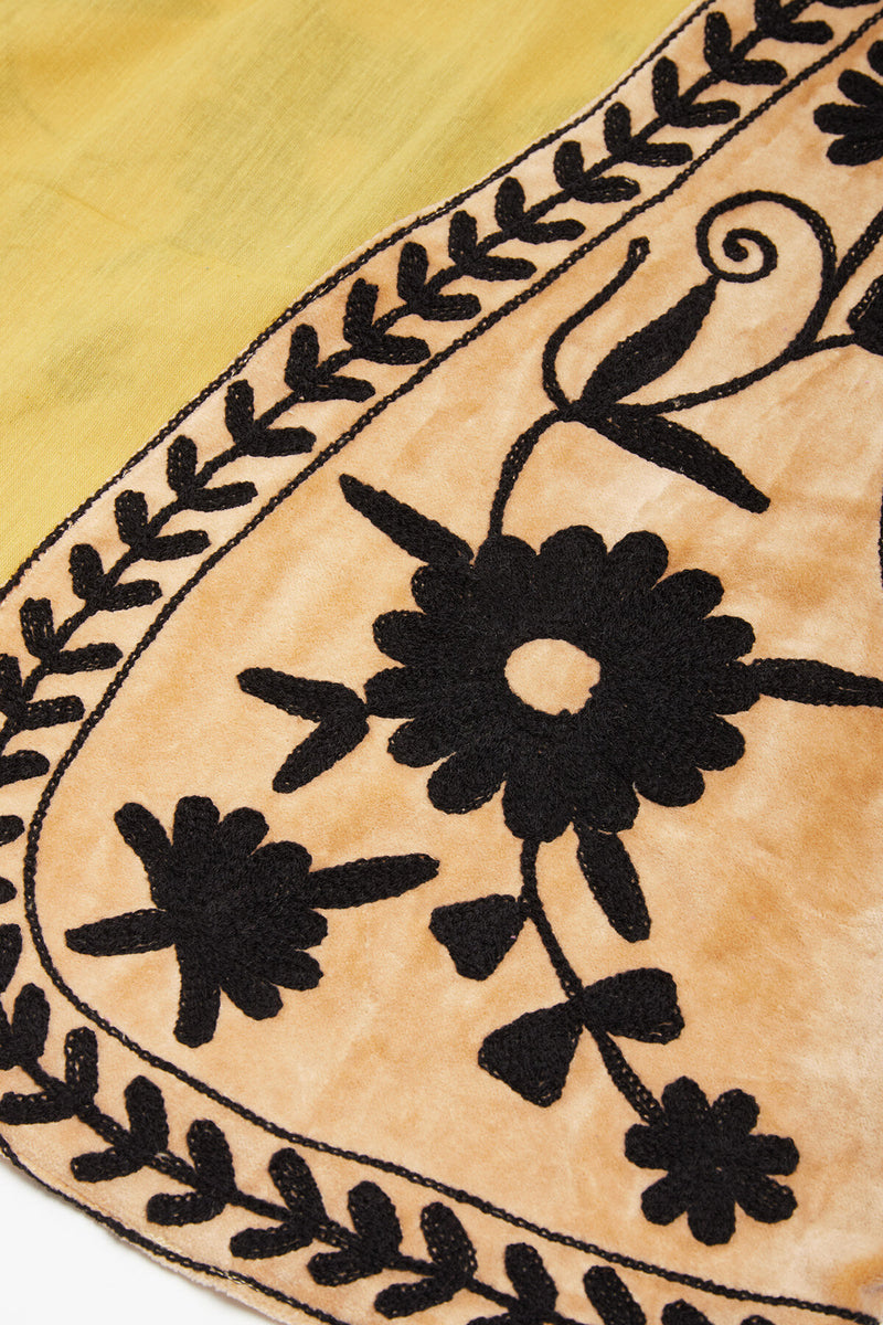 Gilet in velluto Suzani