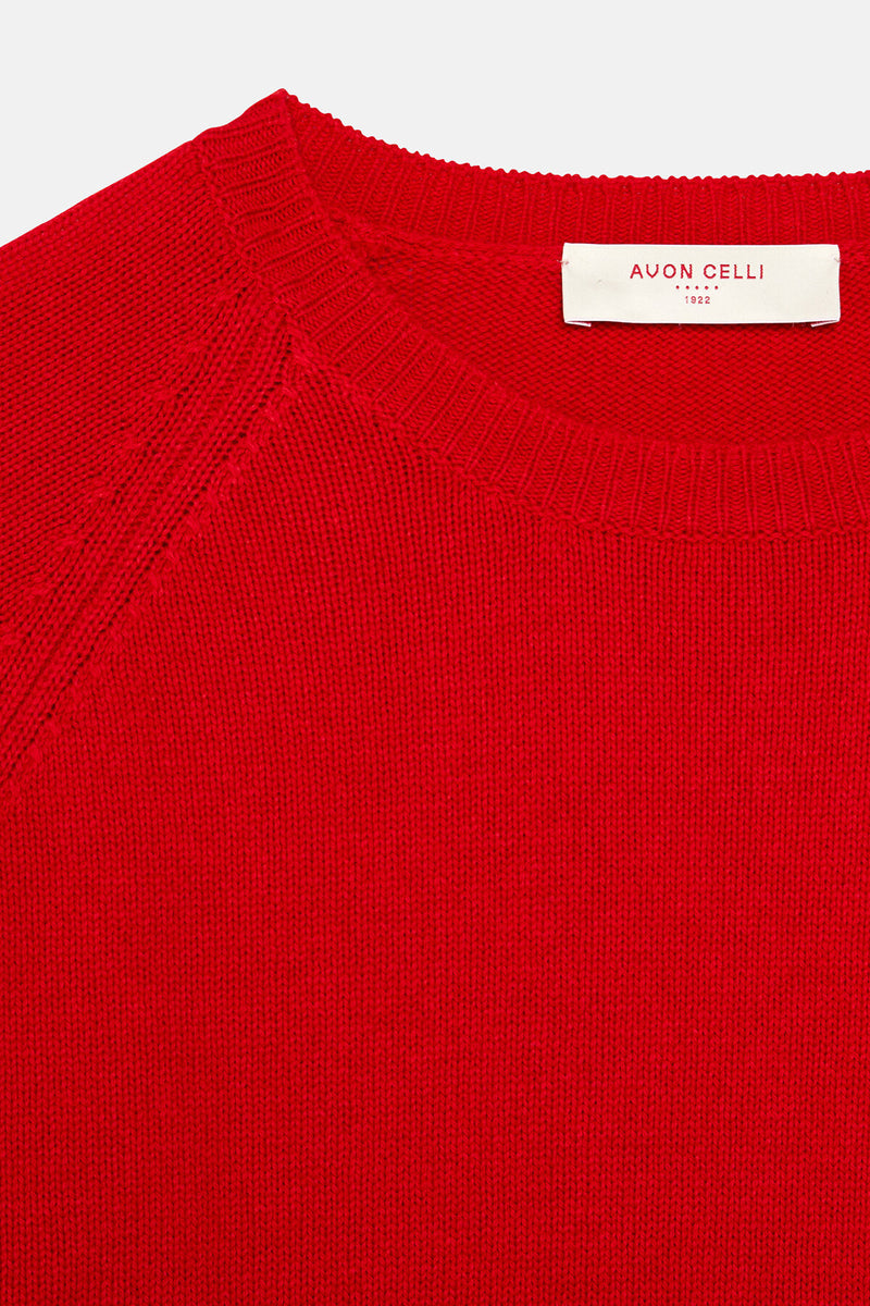 Raglan Crew Neck Sweater