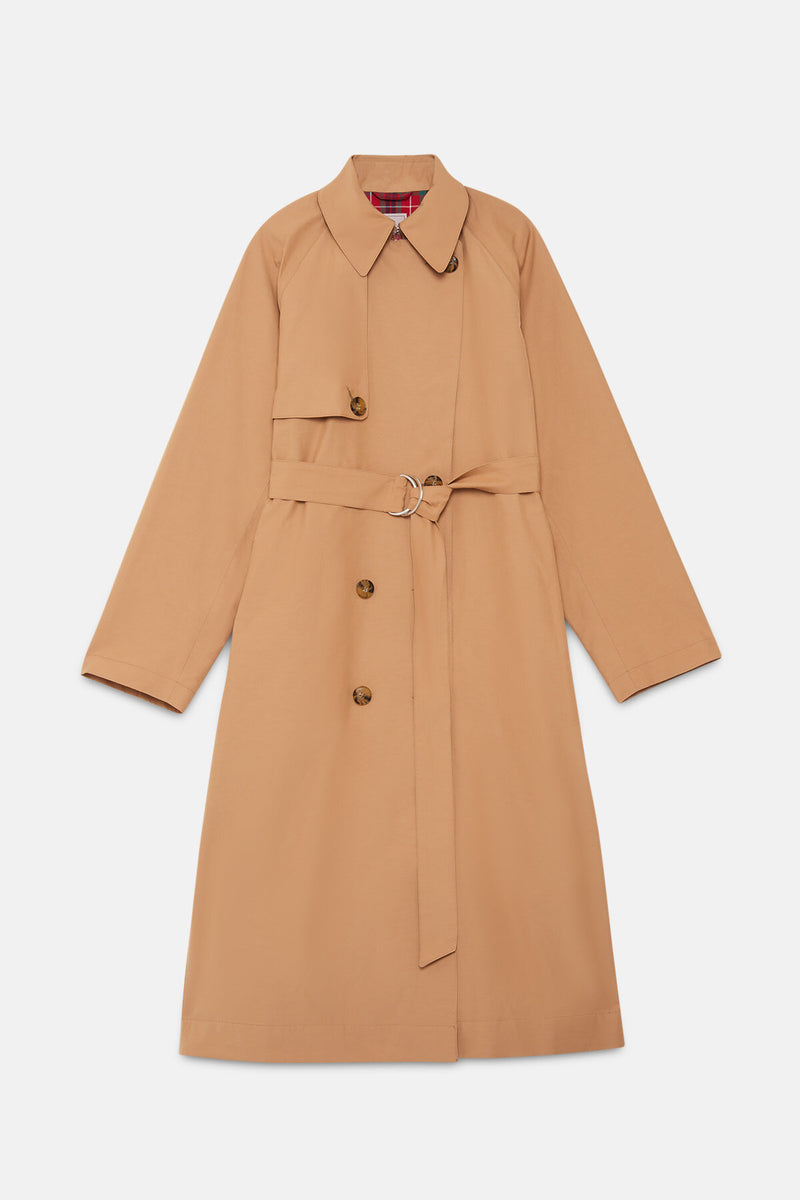 Trench classico con cintura donna