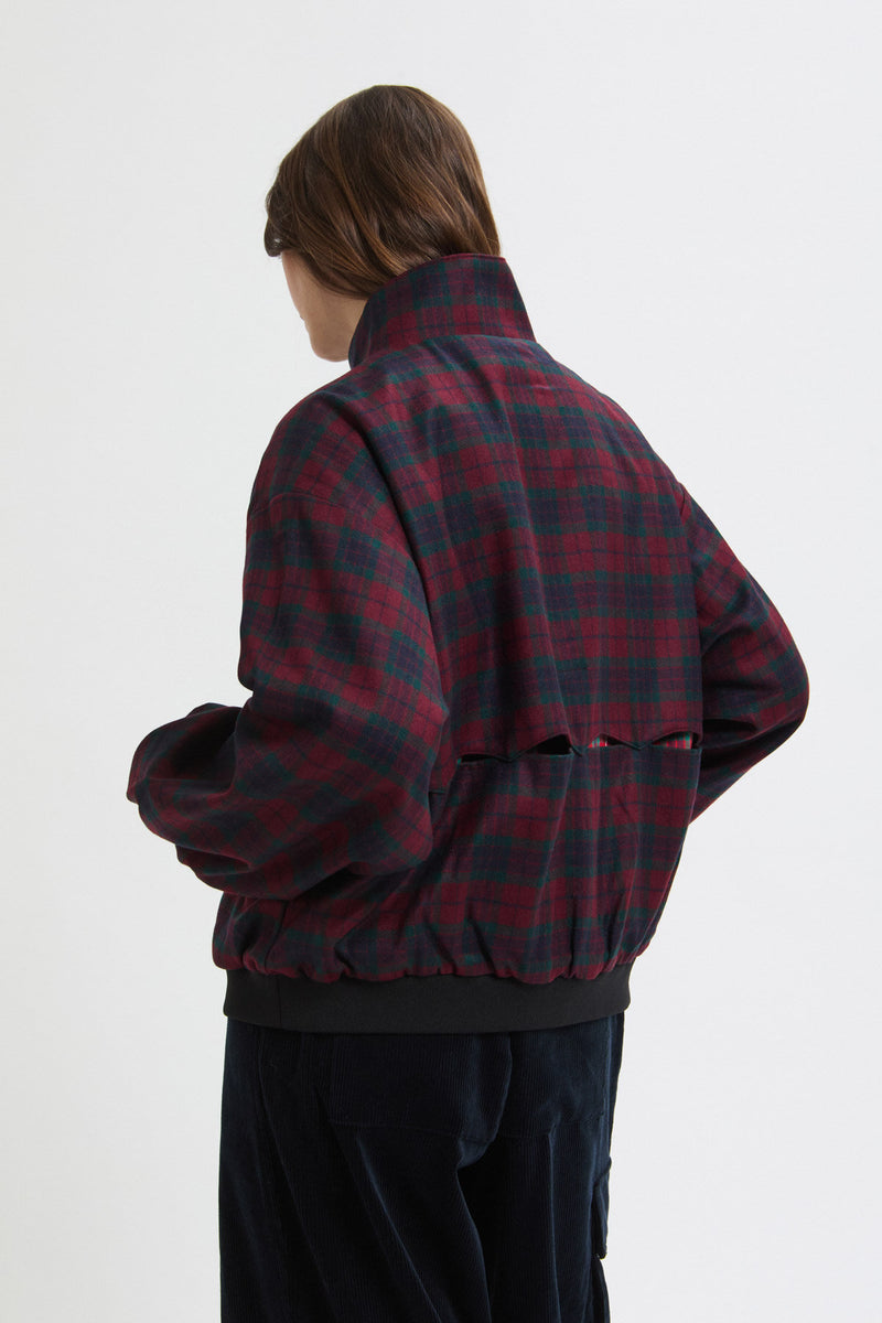 GIACCA G9 BOX A QUADRI DA DONNA