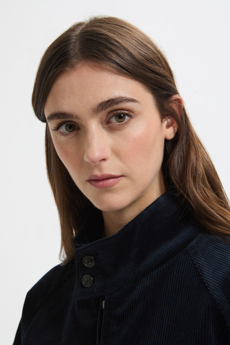 GIACCA G4 BOX IN VELLUTO A COSTE DA DONNA