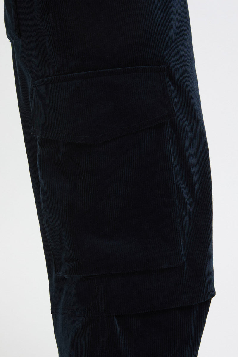 PANTALONI LARGHI IN VELLUTO A COSTE DA DONNA