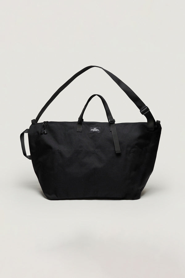 Borsa da Viaggio Grande Duffle in Canvas di Nylon Nero