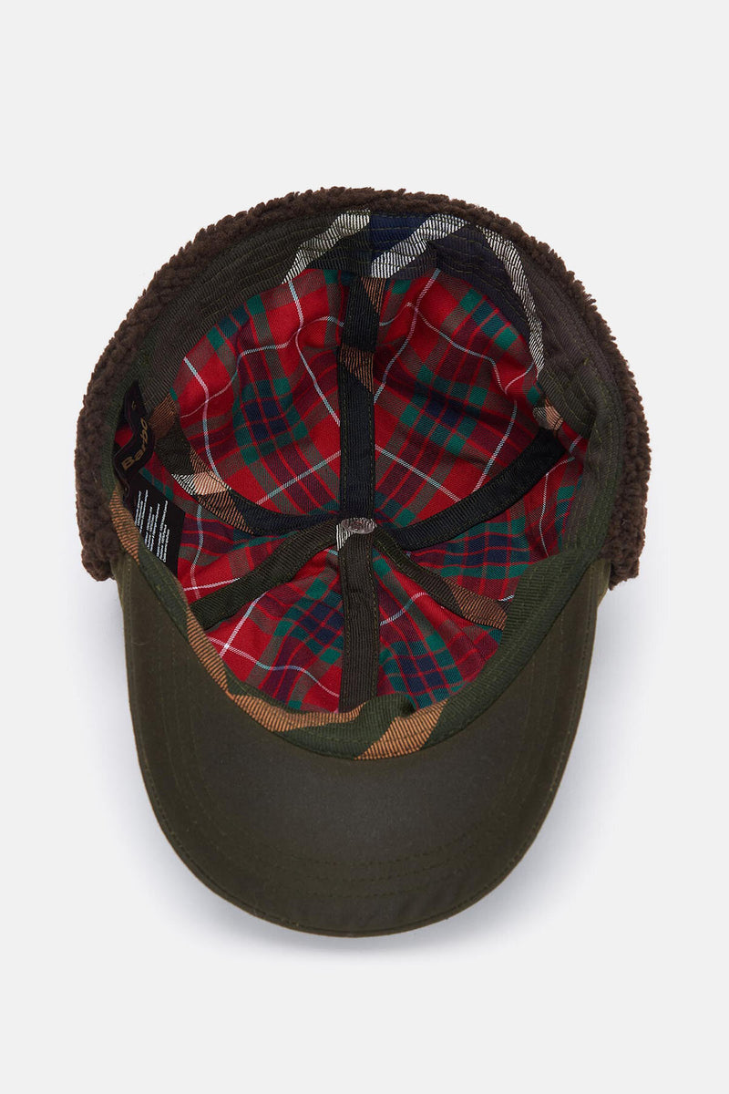 Cappello in stile aviatore Barbour x Baracuta