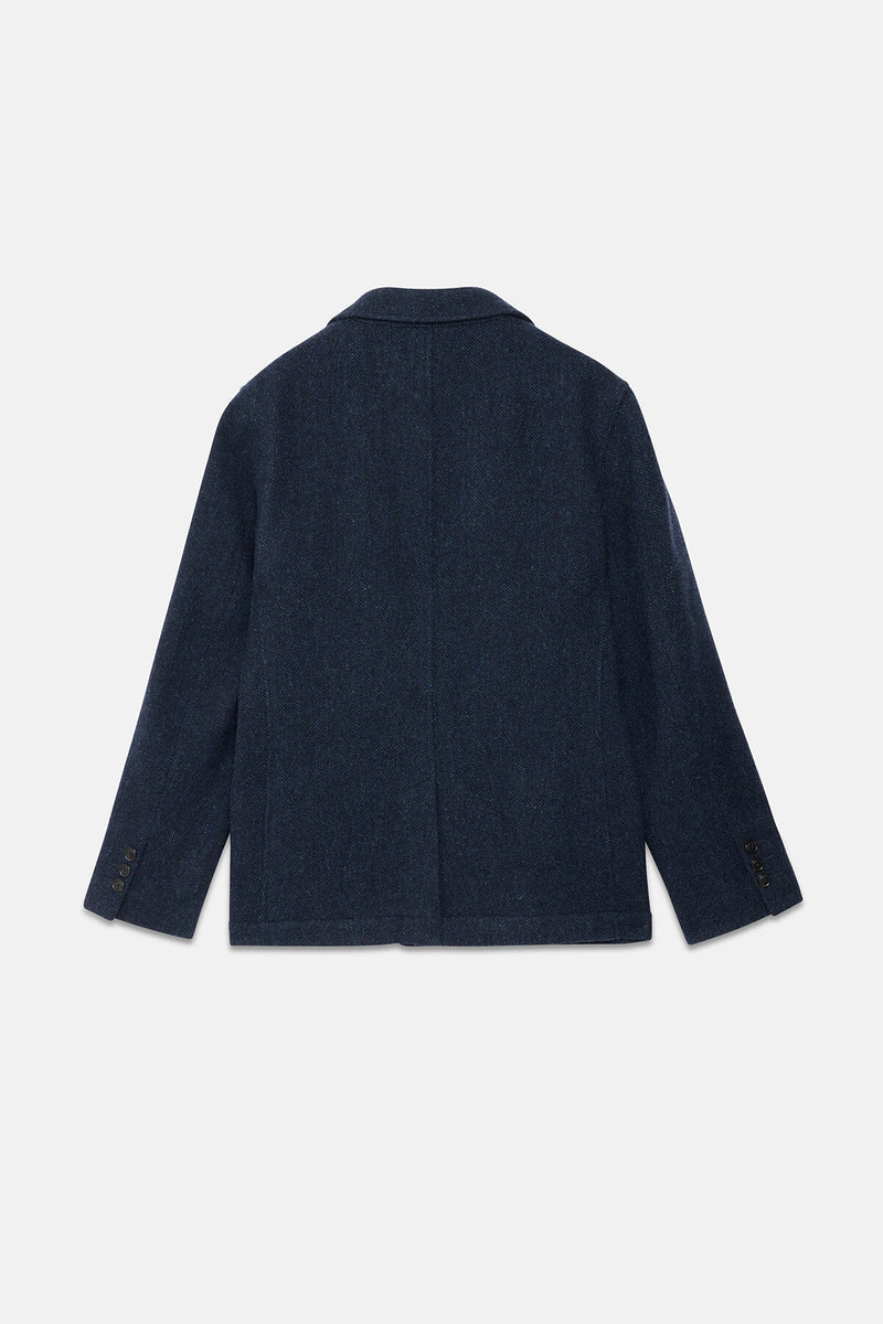 Pattern Wool Blazer