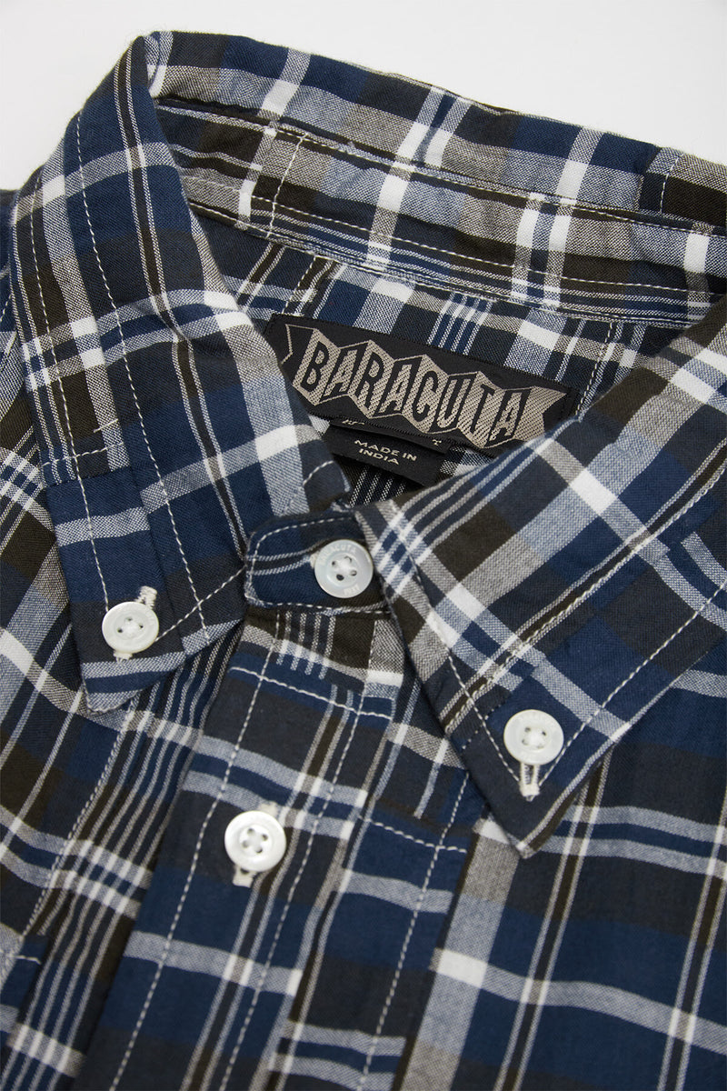 Camicia BD con motivo a quadri e tasca sul petto