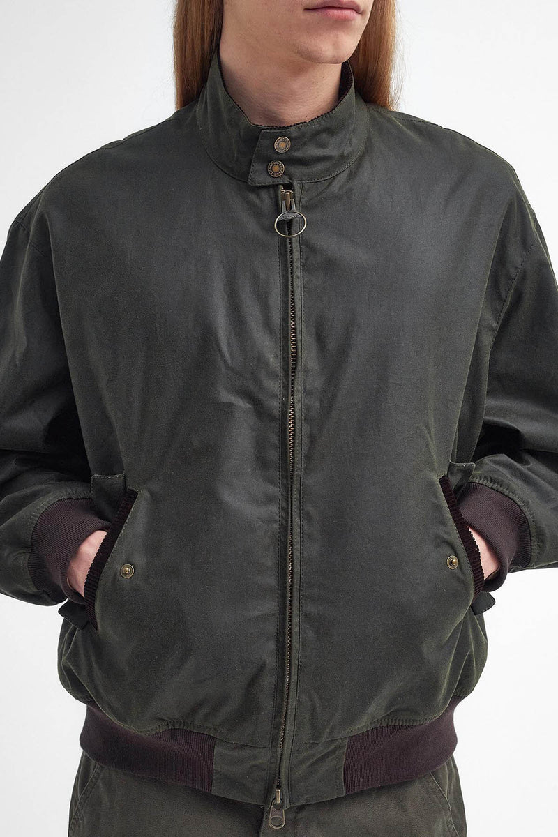 Giacca cerata Harrington MA-1 Barbour x Baracuta