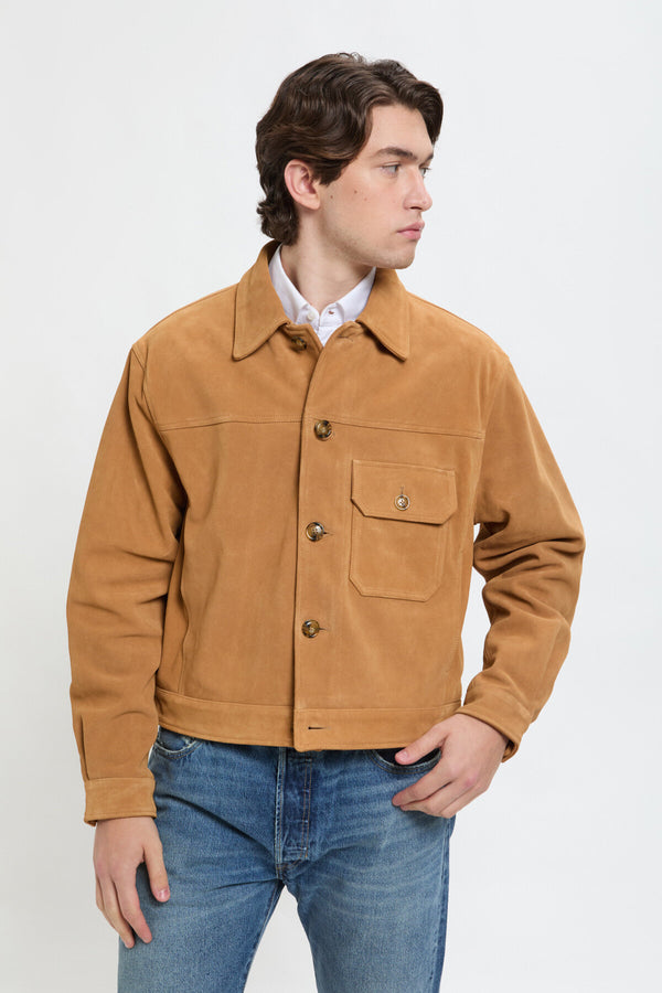 ROUGHOUT SUEDE RIDER JACKET