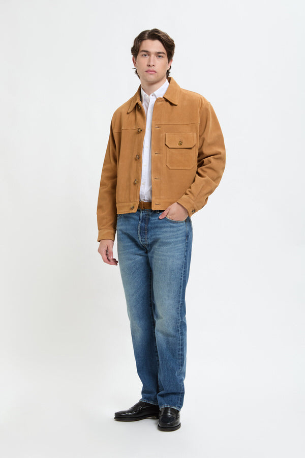 ROUGHOUT SUEDE RIDER JACKET