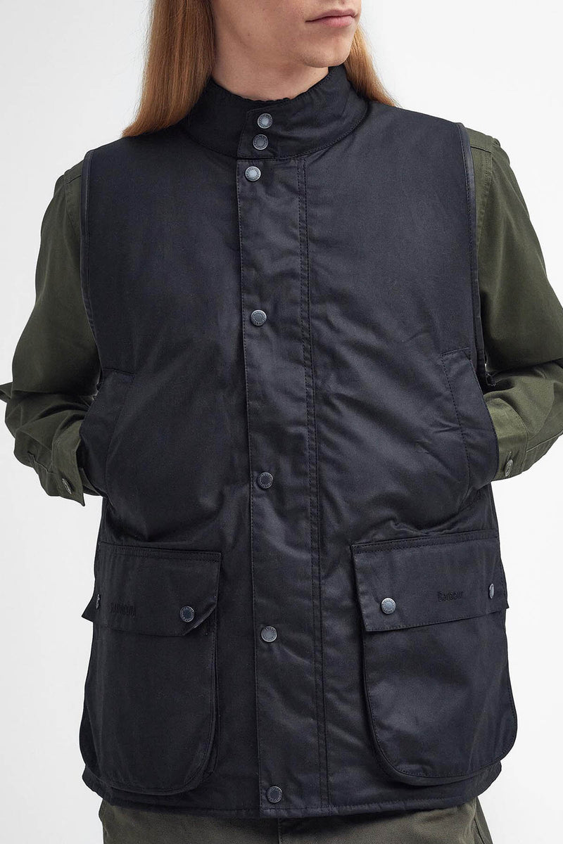 Gilet cerato oversize Barbour x Baracuta