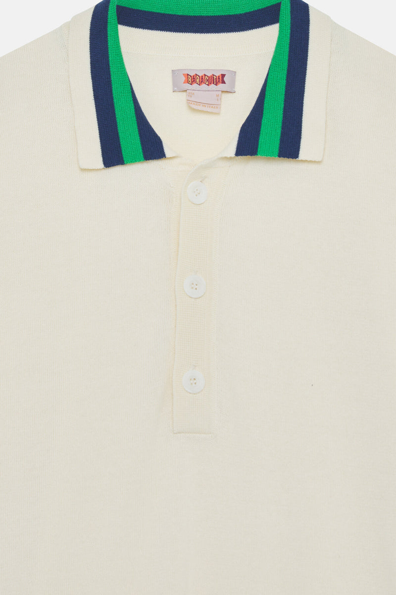 Contrast Stripes Polo