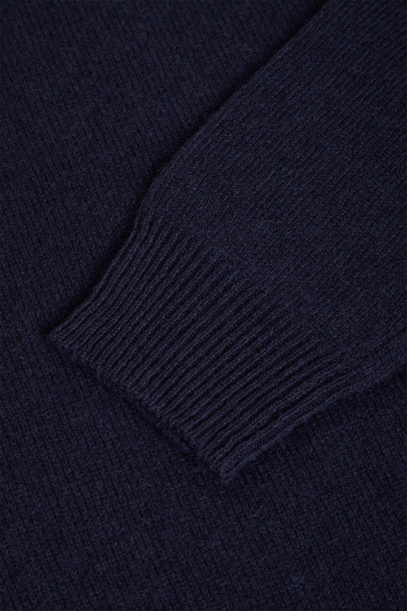 Girocollo in lana Shetland