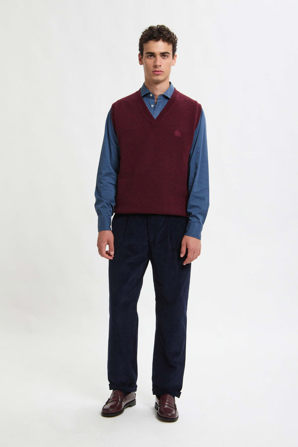 GILET IN LANA SHETLAND