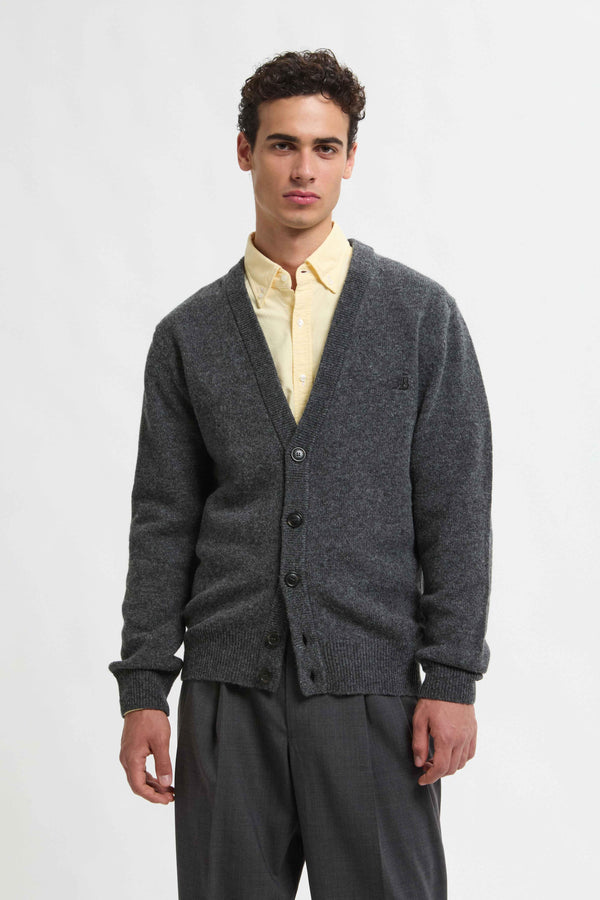 CARDIGAN IN LANA SHETLAND