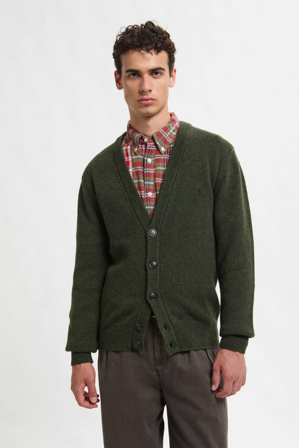 CARDIGAN IN LANA SHETLAND