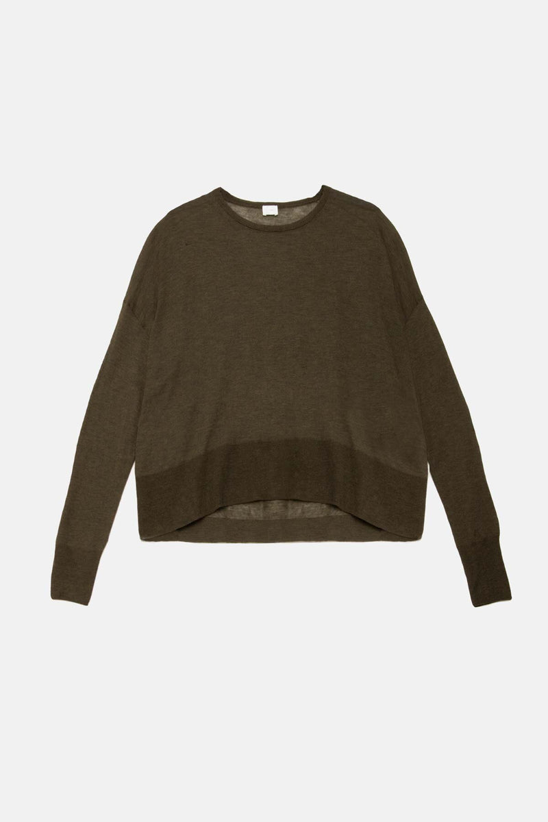 Maglione a scollo rotondo