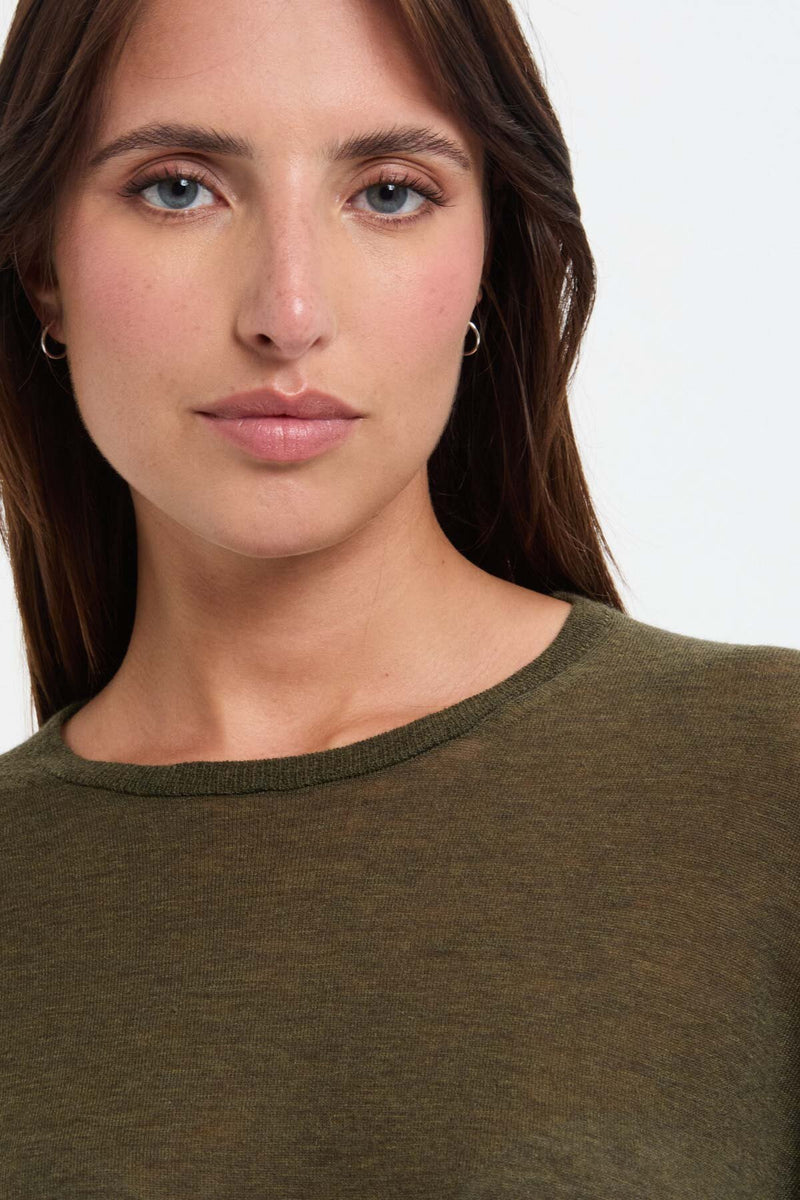 Maglione a scollo rotondo