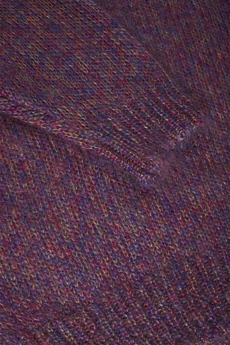 Mohair Silk Side Slit Pullover