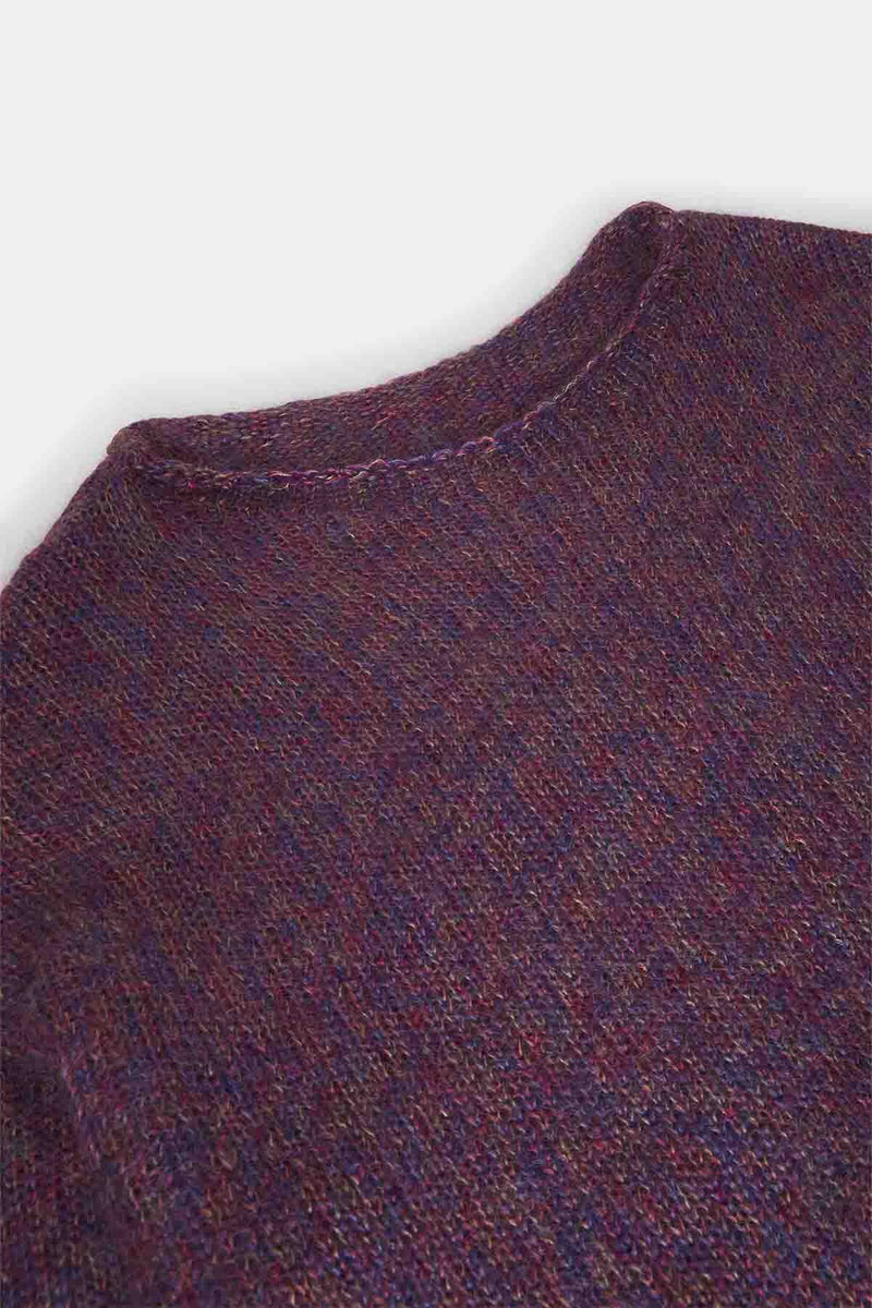 Mohair Silk Side Slit Pullover