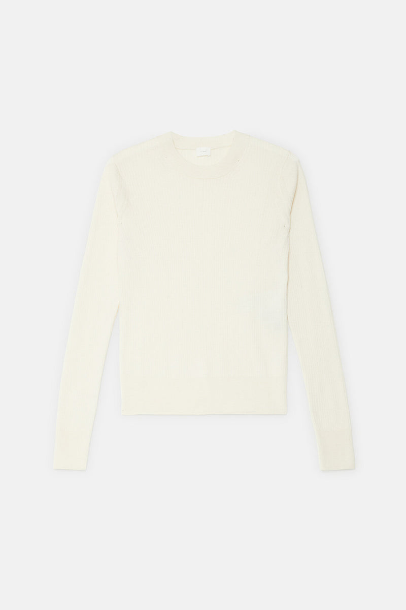 Round Longsleeve Rib Pullover