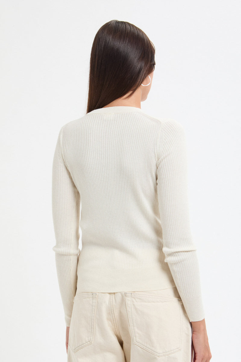 Round Longsleeve Rib Pullover