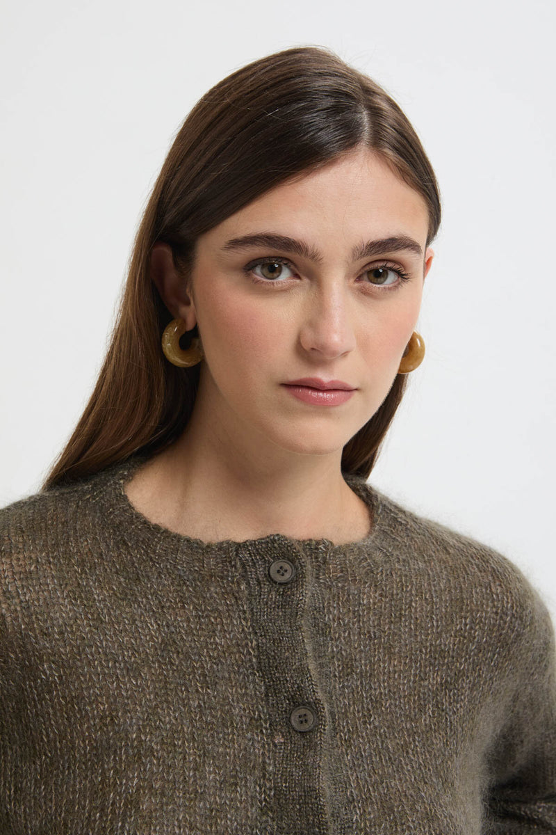 Round Longsleeve Cardigan