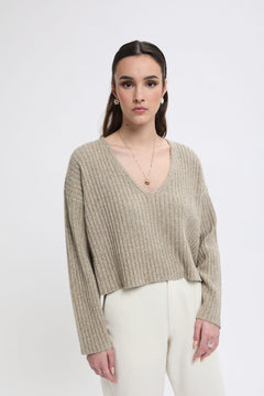 V Neck Longsleeve Pullover